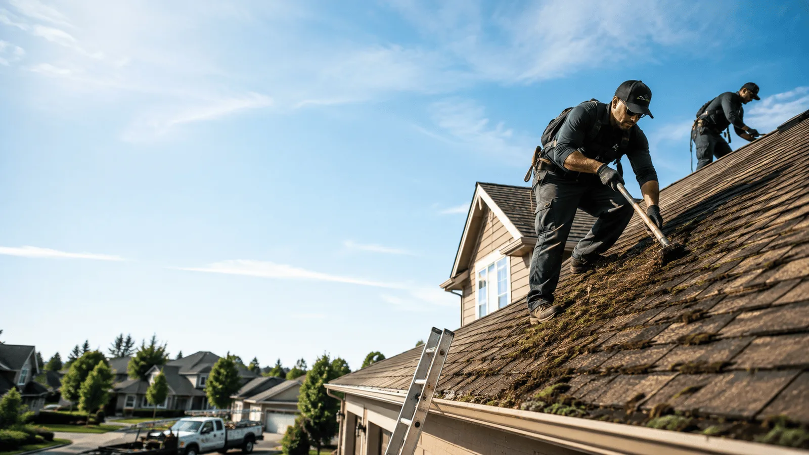 Roof Moss Removal in Hallieford, VA near me